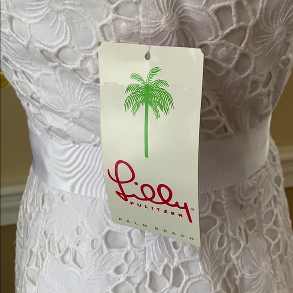 LILLY PULITZER | Sienna Dress Lace Strapless Dress Size 10 NWT - Picture 6 of 10